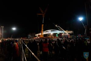 Postavitev kolesarskega nadvoza Šenčur-Voklo nad avtocesto 3